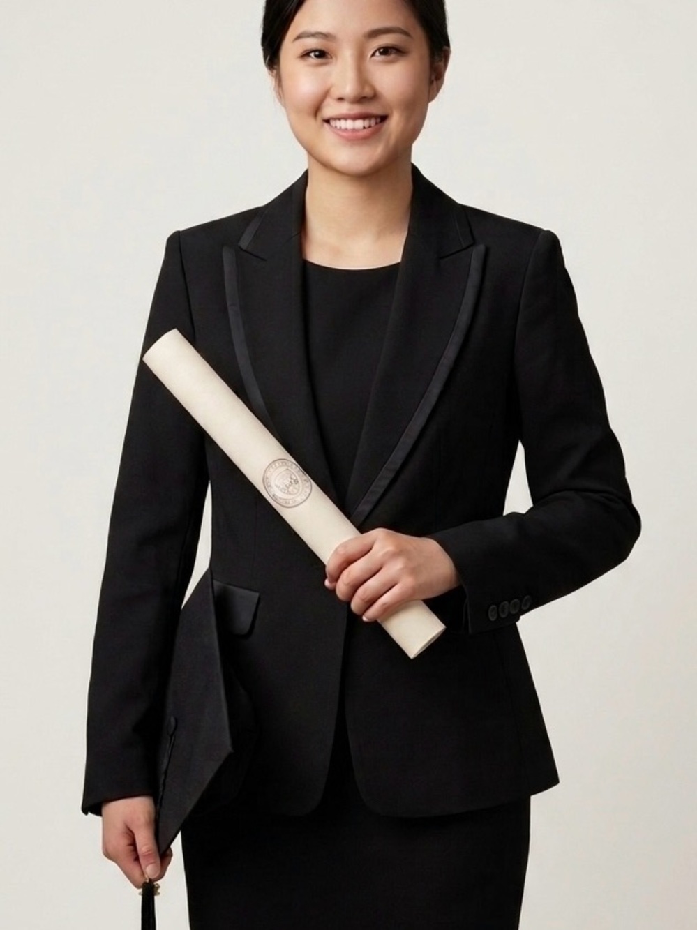 G2000 Classic Structured  Blazer  Tailored Tuxedo Lapel Med 6/8